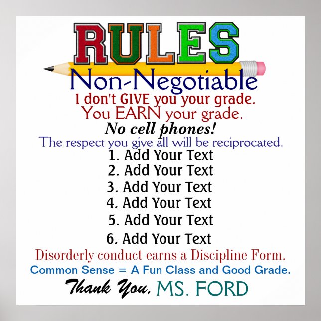 Poster de Professores da Escola Versão 4 (Frente)