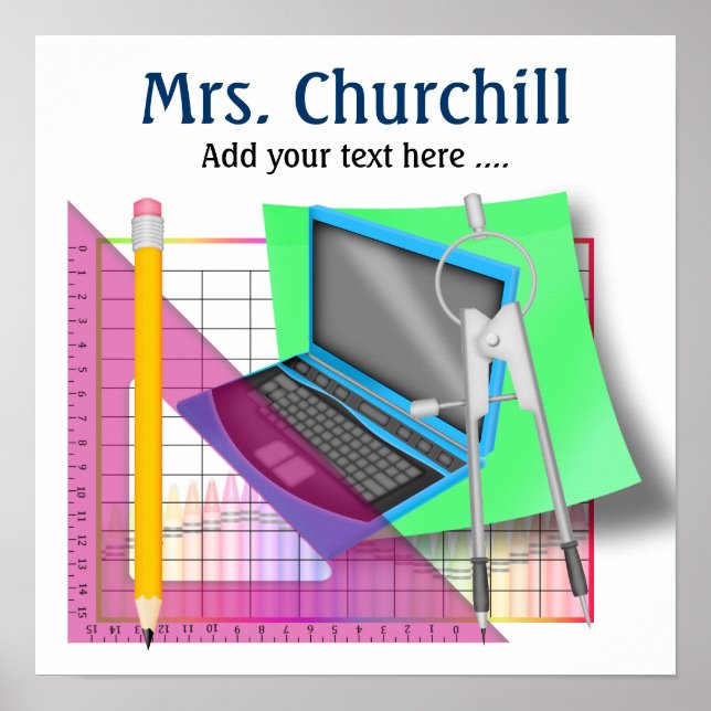 Poster de Professores Escolares - SRF (Frente)