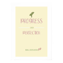 Poster de Progresso em vez de Perfeição