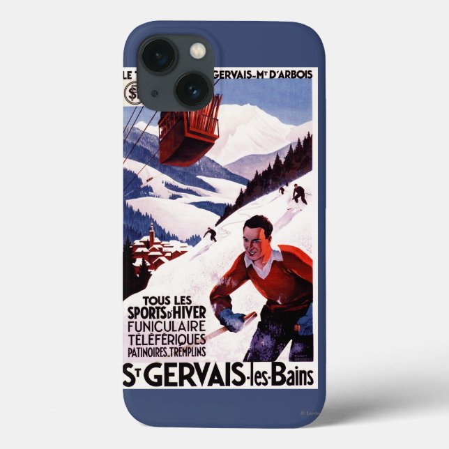 POSTER de Promo do Carro do Cabo Ferroviário SNCF (Verso)