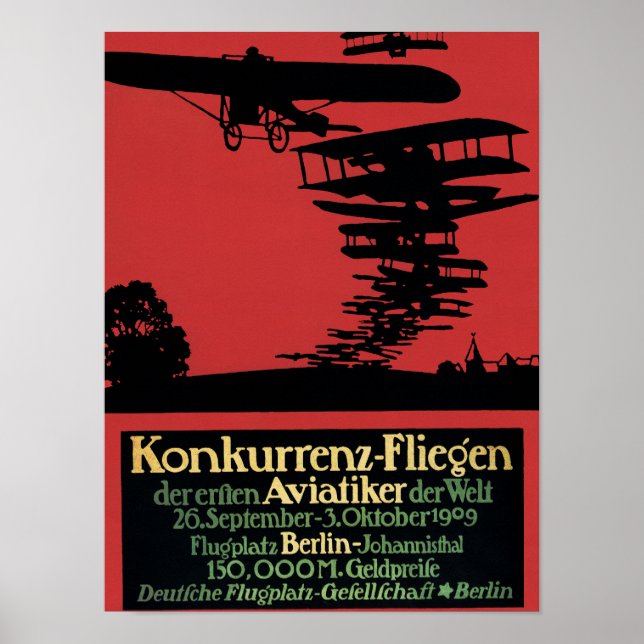 Poster de Promocional de campo aéreo Konkurrenz-Fl (Frente)