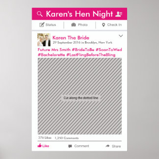 Poster de Propagação de Fotografia de Frame do Par