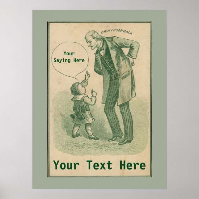 Poster de propaganda calcitroprática Vintage (Frente)