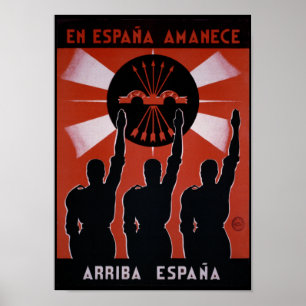 Poster de Propaganda da Guerra Civil Espanhola - A