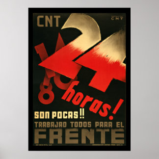 poster de Propaganda da Guerra Civil espanhola de