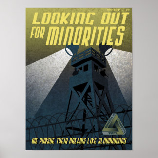 Poster de propaganda de imigração