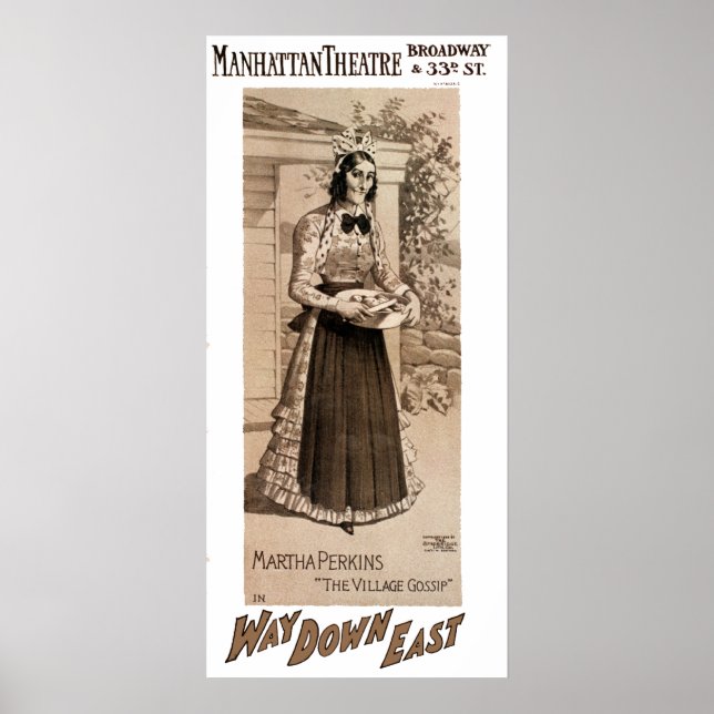 Poster de propaganda de teatro (Frente)