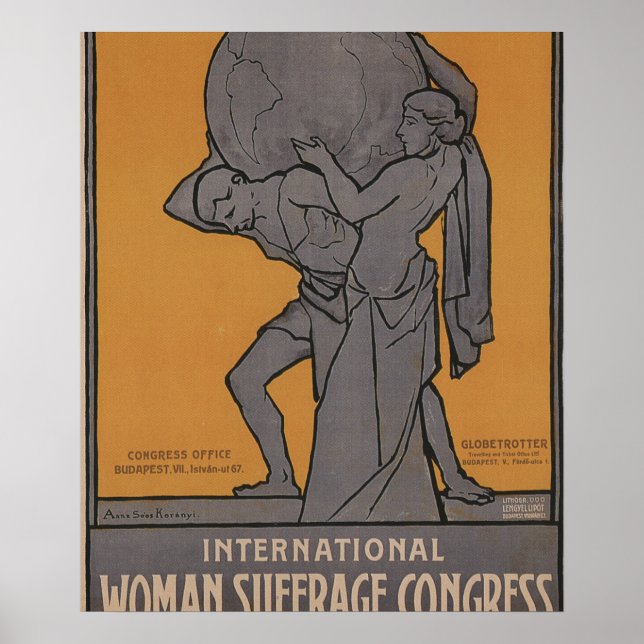 Poster de Propaganda Internacional Suffrage (Frente)