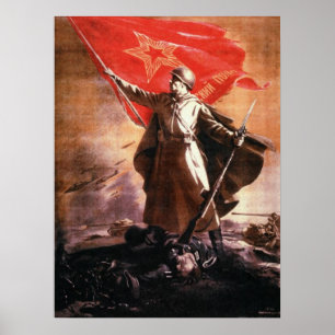 Poster de propaganda russa do WII