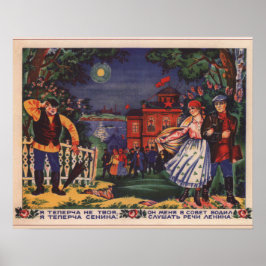 Poster de propaganda soviética