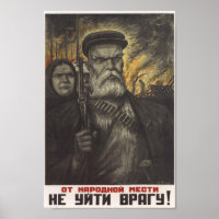 Poster de propaganda soviética