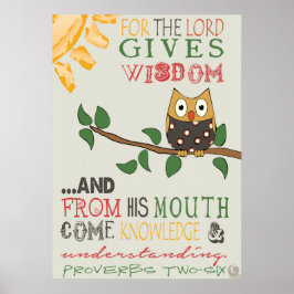 Poster de Provérbios 2:6