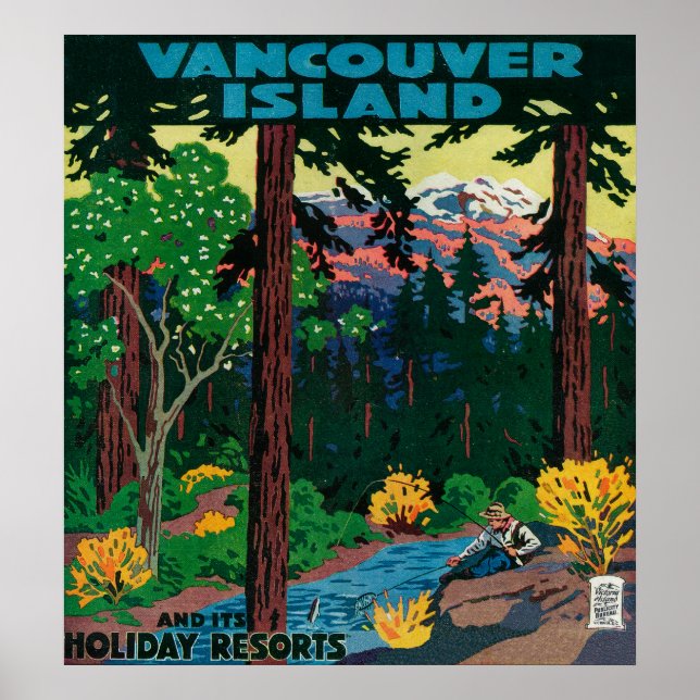 Poster de Publicidade na Ilha de Vancouver (Frente)
