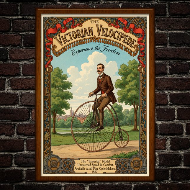 poster de Publicidade para Bicicleta Vitória 1887 (Criador carregado)