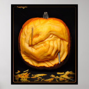 Poster de Pumpkingutter - cinzelando as mãos