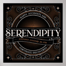 Poster de Quadrado de Serendipity (24x24)