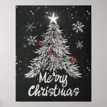 Poster de Quadro de Natal Russo Feliz