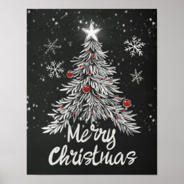 Poster de Quadro de Natal Russo Feliz