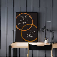 Poster de quarto-de-banho-maria do Casal-café