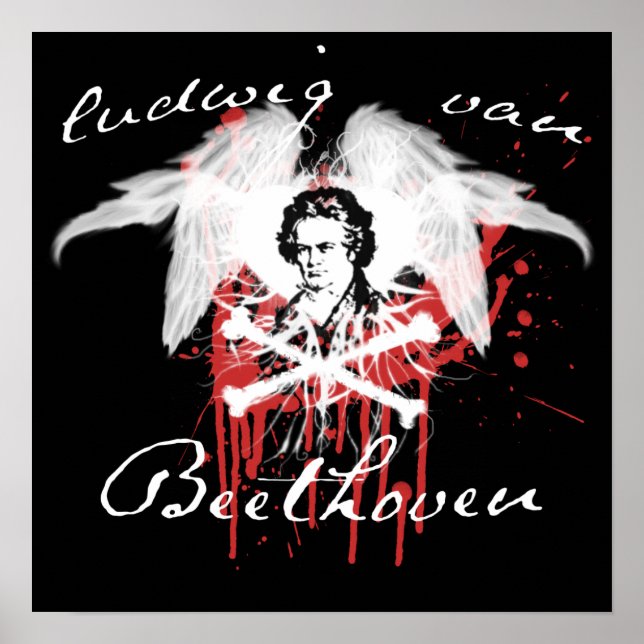 Poster de quarto de Beethoven (Frente)