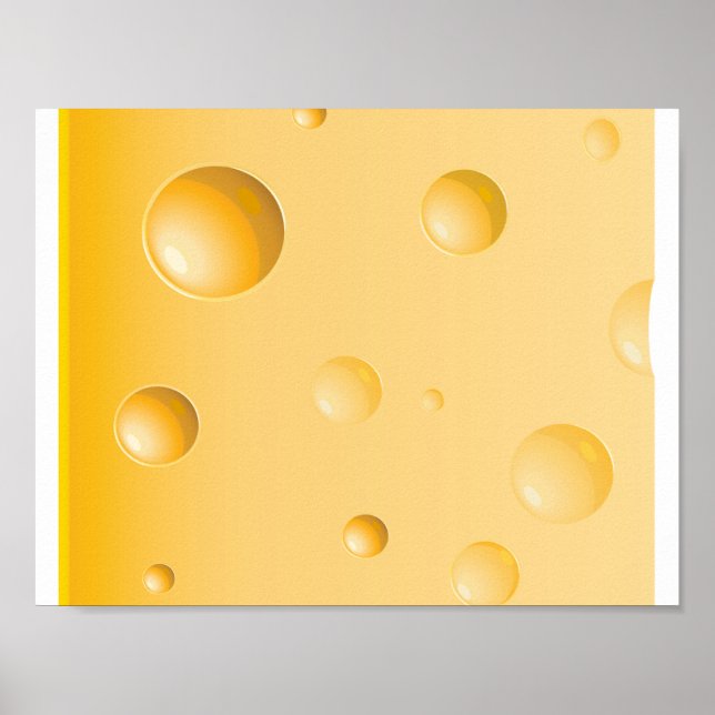 Poster de queijo Gruyere (Frente)