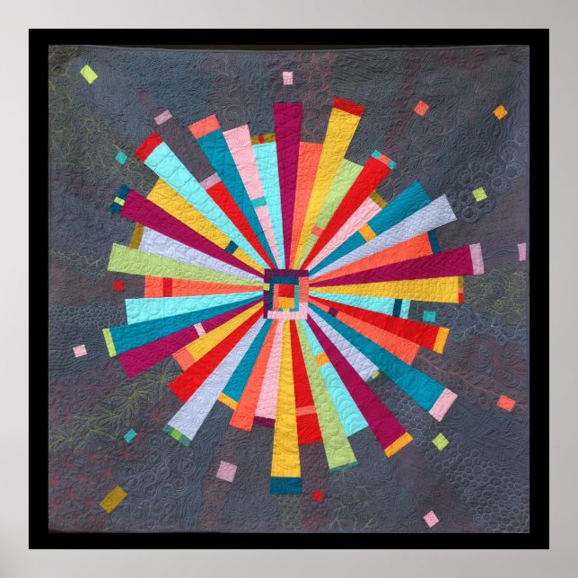 Poster de Quilt de Coração Sagrado (Frente)