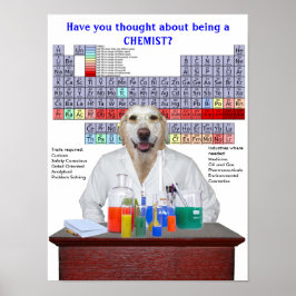 Poster de Química Funny Lab para Professores