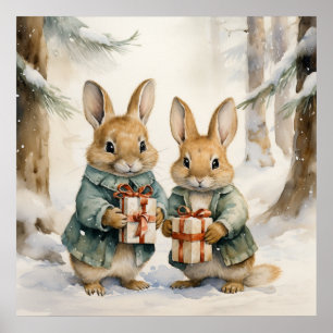 Poster de Rabbit de Natal