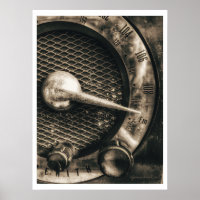 Poster de rádio Vintage
