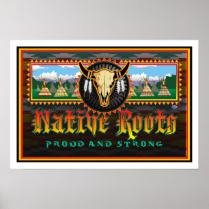 Poster de Raízes Nativas