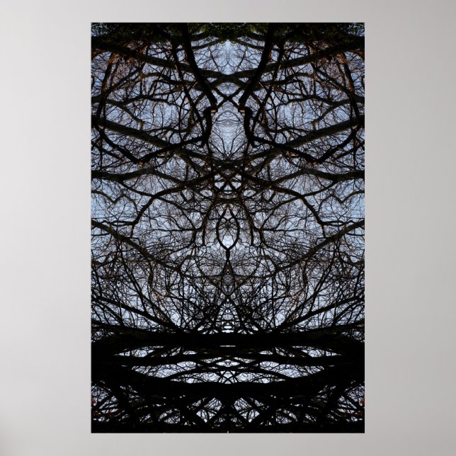 poster de ramificação de abstrato (Frente)