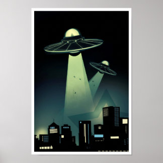Poster de rapto de alienígena