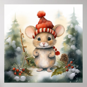 Poster de rato de Natal