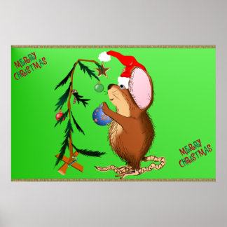 Poster de rato de Natal