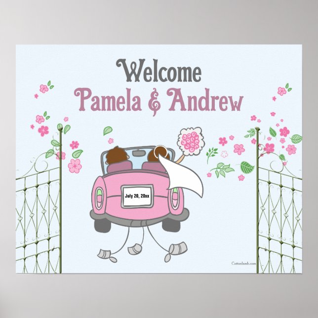 Poster de recém-casados (Frente)