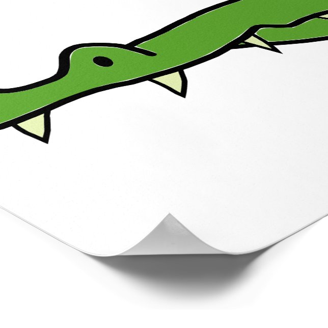 Poster de recorte high-end impresso Premium grande (Borda)