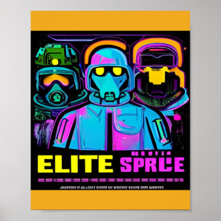 Poster de Recrutamento de Propaganda Cyberpunk