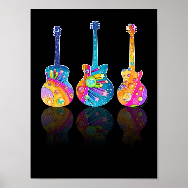 POSTER DE REFLEXÕES DE GUITAR (Frente)