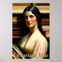 Poster de Regra de Bibliotecários