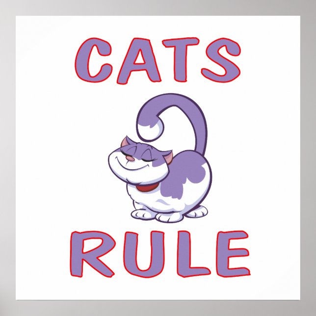 POSTER DE REGRA DE GATOS (Frente)