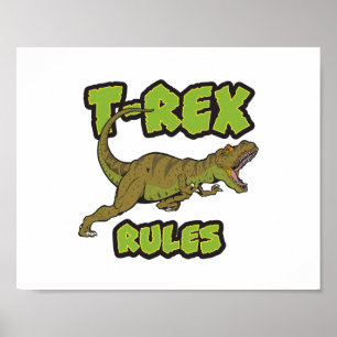 Poster de Regras T-Rex