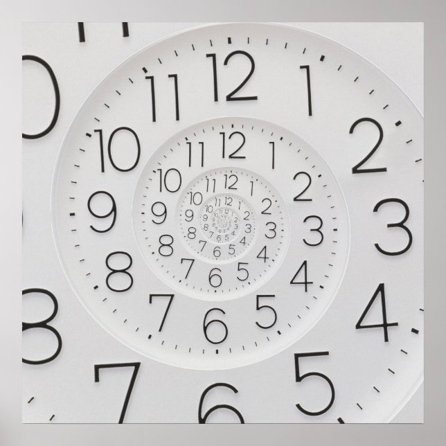 Poster de Relógio de Espiral (Frente)