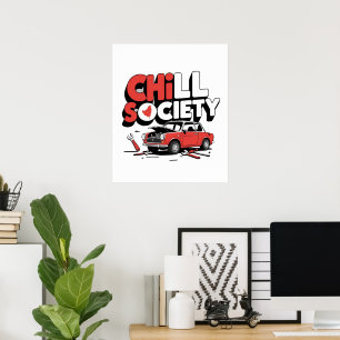 Poster de Reparo de Carros Engraçado da Sociedade