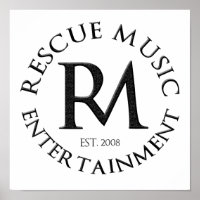 Poster de resgate de entretenimento musical