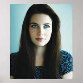 POSTER de Retrato da Mulher de Arte AI