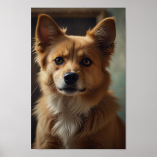 Pôster de Retrato de Animal de Estimação Personali