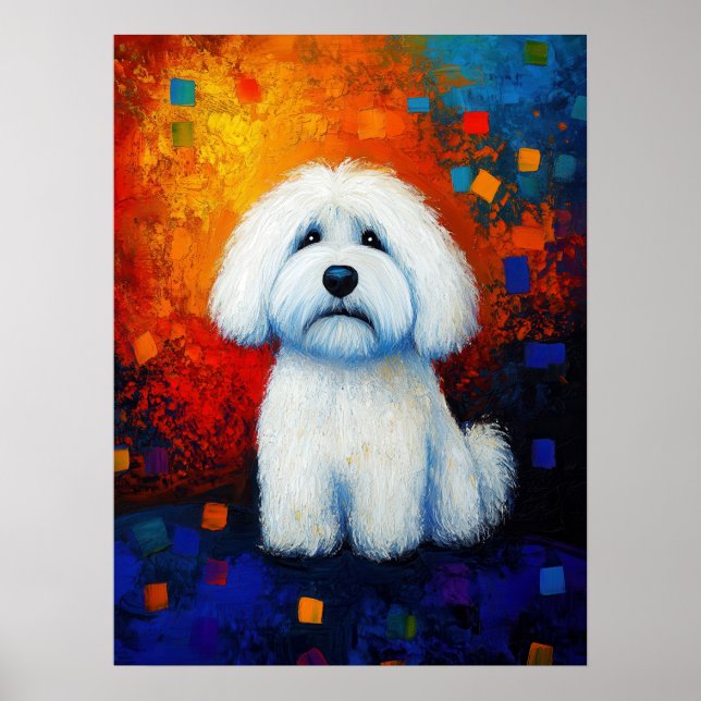 Poster de Retrato de Cão (Frente)