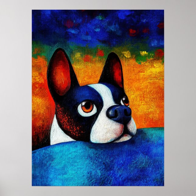 Poster de Retrato de Cão (Frente)