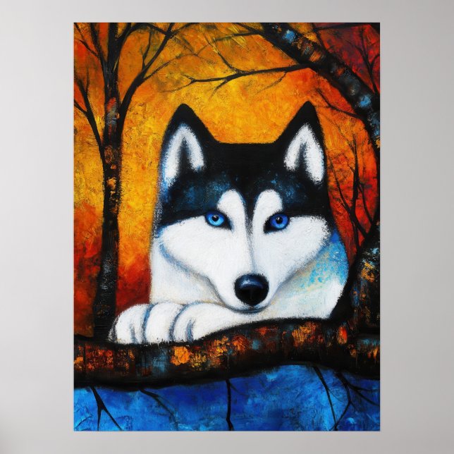 Poster de Retrato de Cão (Frente)