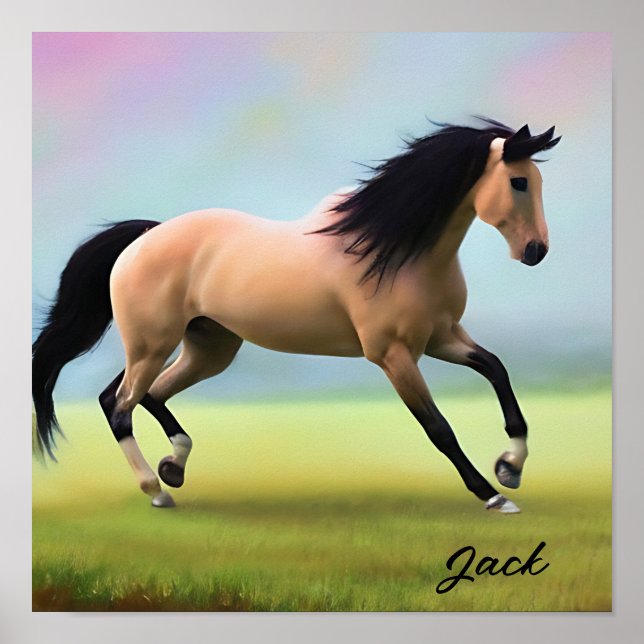 poster de retrato de cavalo (Frente)